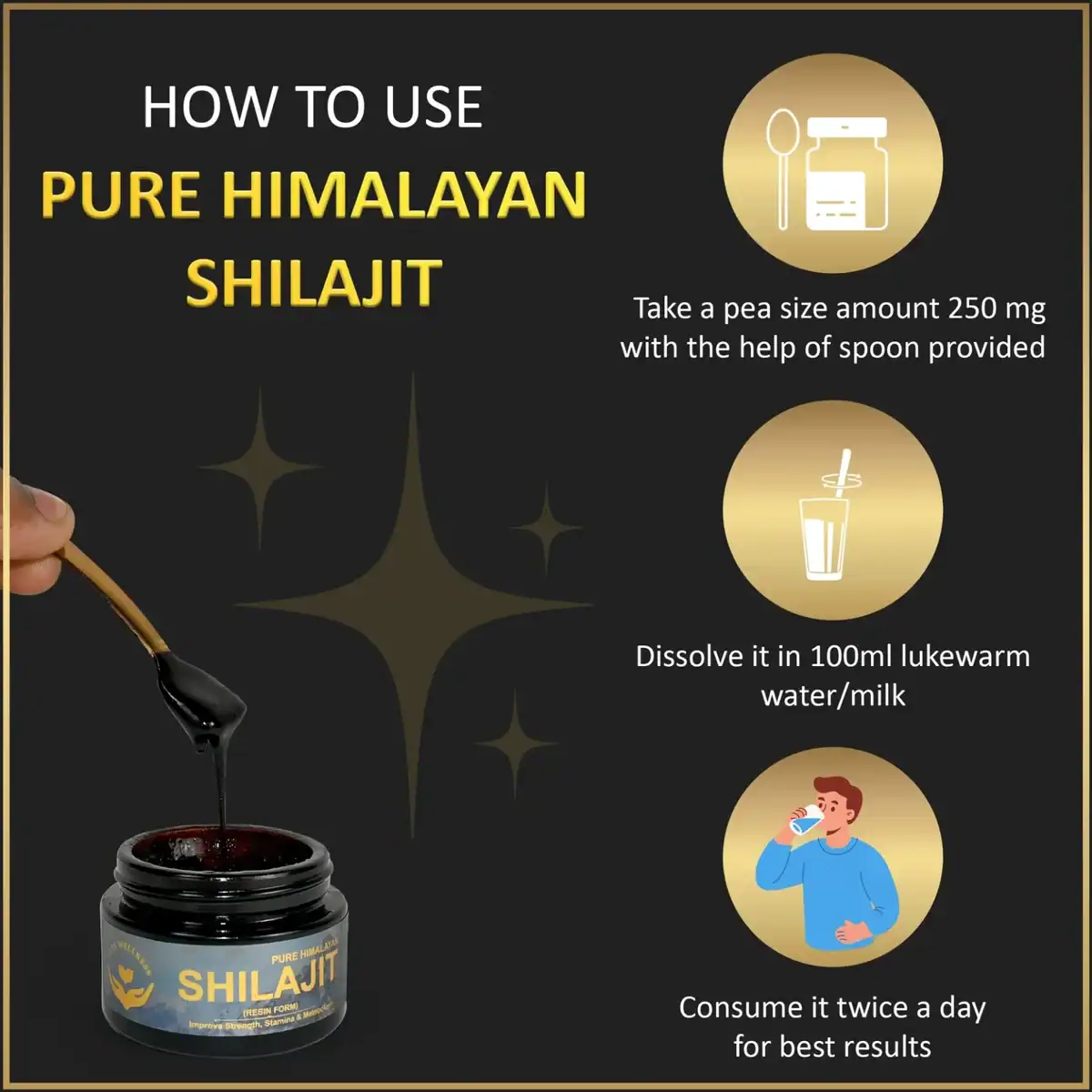 Product image of Nature’s Himalayan Shilajit Resins