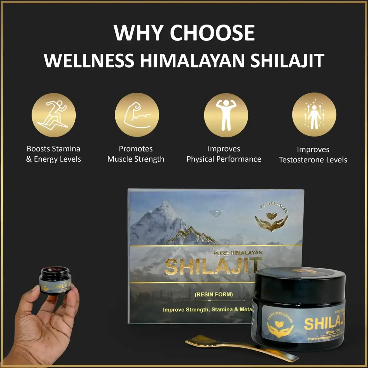 ALT: Seduxury Himalayan Shilajit Resin - Natural Energy Booster